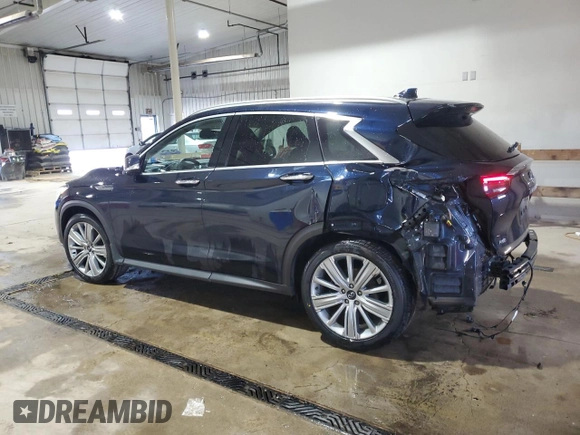 2020 Infiniti QX50 Essential z VIN 3PCAJ5M38LF117690, wystawiony jako Copart lot #53697235 z przebiegiem 88 732 mil mil oraz Szkoda całkowita • Salvage title. Historia ofert i sprzedaży dostępna na DreamBid. Obrazek 2.