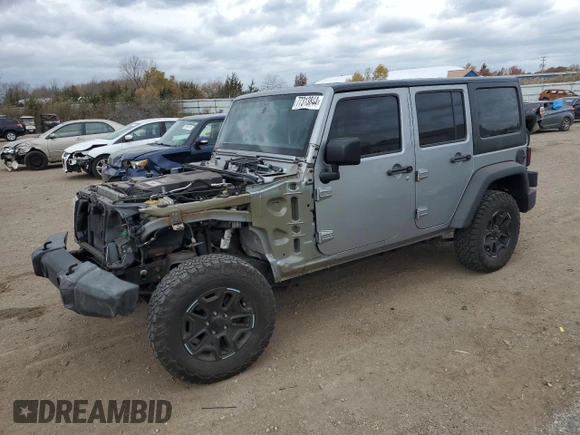 2018 Jeep Wrangler JK Unlimited Sport S with VIN 1C4BJWDG2JL908286, listed as a Copart auction lot 77313844 with 69,497 mi miles and Salvage Title. Bid and sale history available at carsss.com. Image 1.