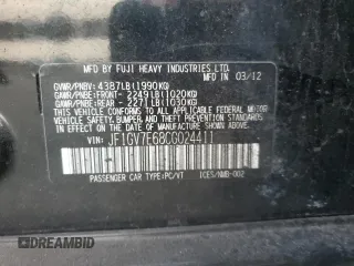 2012 Subaru Impreza Sedan WRX WRX with VIN JF1GV7E68CG024411, listed as a Copart auction lot 87748775 with 172,836 mi miles and Clean Title. Bid and sale history available at carsss.com. Image 12.