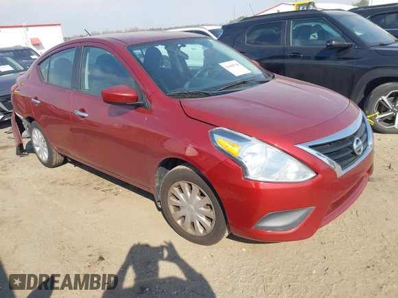 2016 Nissan Versa S Plus with VIN 3N1CN7AP3GL893655, listed as a IAAI auction lot 41680334 with 130,754 mi miles. Bid and sale history available at carsss.com. Image 1.