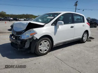 2010 Nissan Versa 1.8 SL with VIN 3N1BC1CP1AL435695, listed as a Copart auction lot 52099085 with 184,891 mi miles and Salvage Title. Bid and sale history available at carsss.com. Image 1.