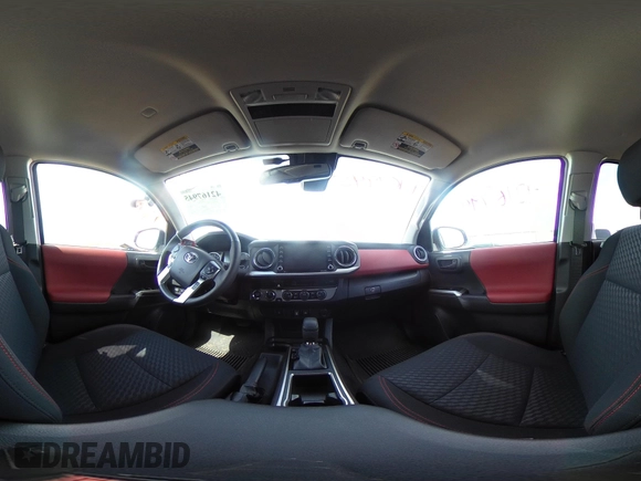 2023 Toyota Tacoma SR with VIN 3TMCZ5AN2PM642205, listed as a IAAI auction lot 42167945 with 10,595 mi miles and . Bid and sale history available at DreamBid. Image 19.
