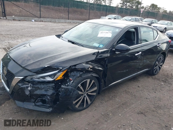2019 Nissan Altima 2.5 Platinum with VIN 1N4BL4FW1KC127673, listed as a IAAI auction lot 41773674 with 30,713 mi miles. Bid and sale history available at carsss.com. Image 14.