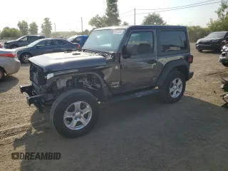 2019 Jeep Wrangler Sport S z VIN 1C4HJXAN0KW640759, wystawiony jako Copart lot #70773454 z przebiegiem 54 794 mil mil oraz Szkoda całkowita • Salvage title. Historia ofert i sprzedaży dostępna na DreamBid. Obrazek 1.