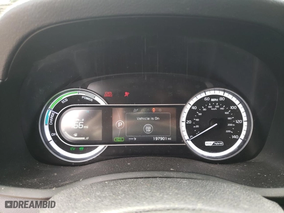 2017 Kia Niro Touring with VIN KNDCE3LC2H5081393, listed as a Copart auction lot 51347535 with 197,901 mi miles and Salvage Title. Bid and sale history available at carsss.com. Image 9.