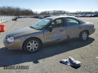 2003 Mercury Sable LS Premium with VIN 1MEFM55S03G611260, listed as a Copart auction lot 48560075 with 160,445 mi miles and Salvage Title. Bid and sale history available at carsss.com. Image 1.