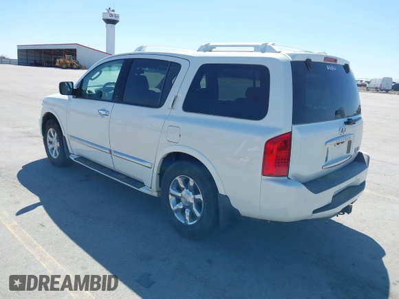 2004 Infiniti QX56 with VIN 5N3AA08CX4N809761, listed as a IAAI auction lot 42041581 with 136,941 mi miles. Bid and sale history available at carsss.com. Image 3.