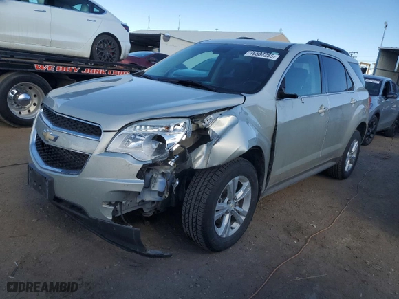 2013 Chevrolet Equinox LT with VIN 2GNALPEK3D6424131, listed as a Copart auction lot 46588265 with 115,529 mi miles and Salvage Title. Bid and sale history available at carsss.com. Image 1.