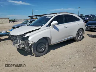 2015 Lexus RX 350 with VIN 2T2ZK1BA4FC196595, listed as a Copart auction lot 57818935 with 98,287 mi miles and Salvage title. Bid and sale history available at DreamBid. Image 1.