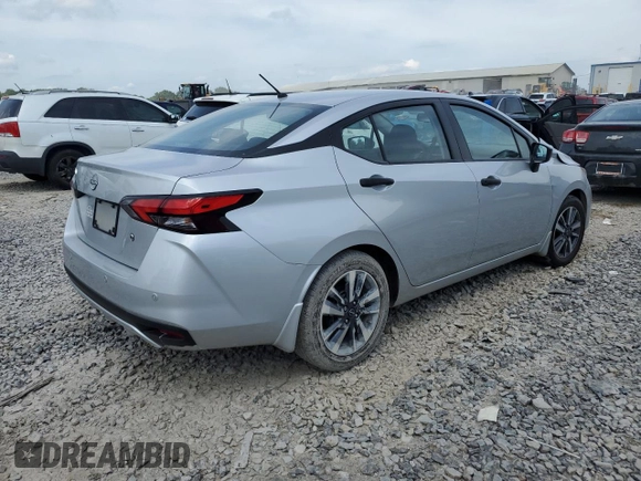 2024 Nissan Versa S with VIN 3N1CN8DV8RL837729, listed as a Copart auction lot 60730765 with 46,064 mi miles and Salvage title. Bid and sale history available at DreamBid. Image 3.