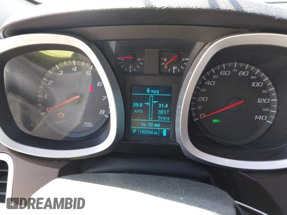 2015 Chevrolet Equinox LTZ with VIN 1GNFLHEK1FZ116278, listed as a IAAI auction lot 42238905 with 190,504 mi miles and . Bid and sale history available at DreamBid. Image 7.