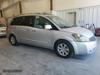 2007 Nissan Quest S with VIN 5N1BV28U47N142437, listed as a Copart auction lot 72084154 with 114,460 mi miles and Non Repairable. Bid and sale history available at carsss.com. Image 4.