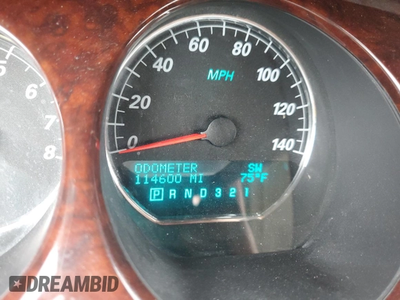 2008 Buick Lucerne CXL with VIN 1G4HD57298U165119, listed as a Copart auction lot 53939305 with 114,600 mi miles and Salvage Title. Bid and sale history available at DreamBid. Image 9.