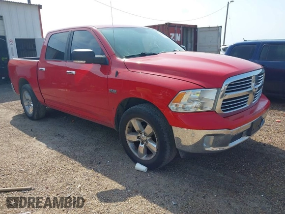 2016 Ram 1500 Big Horn with VIN 1C6RR6LT0GS159192, listed as a IAAI auction lot 41819883 with 128,900 mi miles. Bid and sale history available at carsss.com. Image 1.