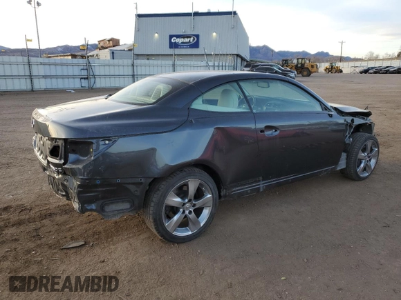 2010 Lexus IS 350 C z VIN JTHFE2C21A2500726, wystawiony jako Copart lot #85692954 z przebiegiem 29 038 mil mil oraz Nie do naprawy • Non repairable. Historia ofert i sprzedaży dostępna na DreamBid. Obrazek 3.