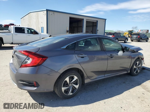 2020 Honda Civic LX z VIN 2HGFC2F63LH538928, wystawiony jako Copart lot #48202695 z przebiegiem 46 390 mil mil oraz Szkoda całkowita • Salvage title. Historia ofert i sprzedaży dostępna na DreamBid. Obrazek 3.
