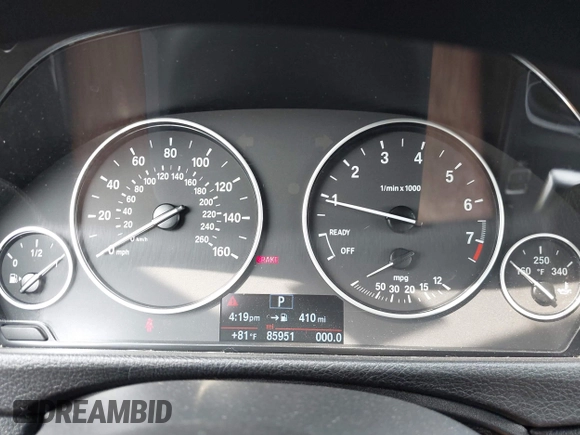 2015 BMW 3 Series 320i xDrive with VIN WBA3C3C56FK201988, listed as a IAAI auction lot 42541368 with 85,951 mi miles and . Bid and sale history available at DreamBid. Image 7.