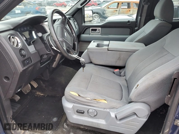 2011 Ford F-150 XL with VIN 1FTFX1ET2BFC30346, listed as a Copart auction lot 59801175 with 215,924 mi miles and Salvage title. Bid and sale history available at DreamBid. Image 7.