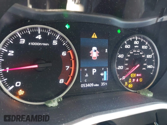 2020 Mitsubishi Eclipse Cross SE with VIN JA4AS5AA4LZ002069, listed as a IAAI auction lot 41016578 with 53,409 mi miles and . Bid and sale history available at DreamBid. Image 16.