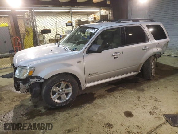 2008 Mercury Mariner with VIN 4M2CU39H78KJ28676, listed as a Copart auction lot 85827374 with 170,534 mi miles and Salvage title. Bid and sale history available at DreamBid. Image 1.