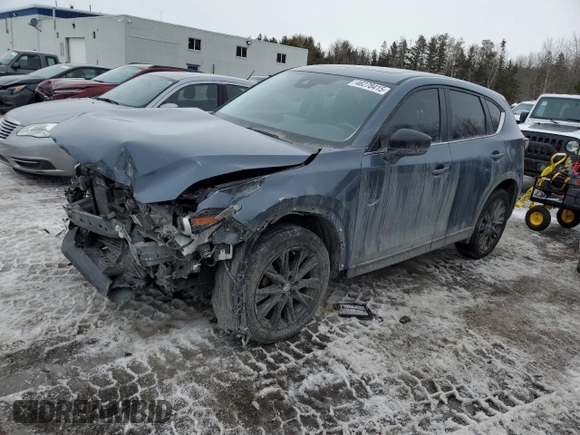 2024 Mazda CX-5 2.5 S Carbon Edition with VIN JM3KFBCM2R0359145, listed as a Copart auction lot 46278415 with 55,390 mi miles and Salvage Title. Bid and sale history available at carsss.com. Image 1.