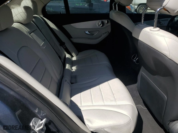 2015 Mercedes-Benz C-Class C 300 with VIN 55SWF4JB8FU056616, listed as a Copart auction lot 49877395 with 126,955 mi miles and Salvage Title. Bid and sale history available at carsss.com. Image 10.