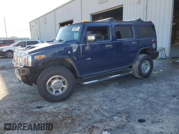 2007 Hummer H2 SUV z VIN 5GRGN23U07H104802, wystawiony jako Copart lot #41957875 z przebiegiem 161 755 mil mil oraz Szkoda całkowita • Salvage title. Historia ofert i sprzedaży dostępna na DreamBid. Obrazek 1.