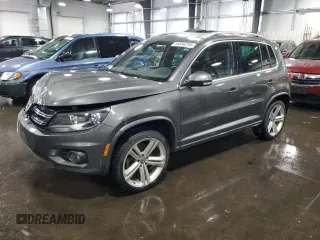 2016 Volkswagen Tiguan S z VIN WVGBV7AX3GW009633, wystawiony jako Copart lot #56684295 z przebiegiem 82 629 mil mil oraz Szkoda całkowita • Salvage title. Historia ofert i sprzedaży dostępna na DreamBid. Obrazek 1.
