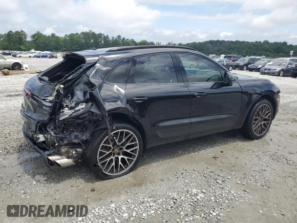 2021 Porsche Macan S with VIN WP1AB2A56MLB36771, listed as a Copart auction lot 59858095 with Not provided miles and Salvage title. Bid and sale history available at DreamBid. Image 3.