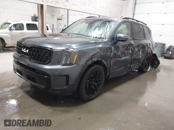 2024 Kia Telluride EX with VIN 5XYP3DGC2RG517918, listed as a IAAI auction lot 41599844 with 9,544 mi miles and . Bid and sale history available at carsss.com. Image 17.