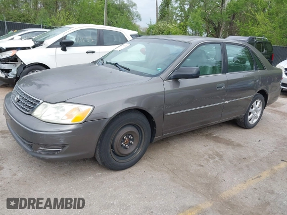 2003 Toyota Avalon XL with VIN 4T1BF28B53U285411, listed as a IAAI auction lot 42140722 with 282,407 mi miles and . Bid and sale history available at carsss.com. Image 2.