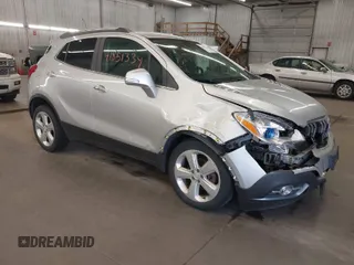 2016 Buick Encore Convenience with VIN KL4CJFSBXGB711614, listed as a IAAI auction lot 41851334 with 128,372 mi miles. Bid and sale history available at carsss.com. Image 1.
