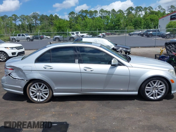 2009 Mercedes-Benz C 300 Sport with VIN WDDGF54X19R084393, listed as a IAAI auction lot 42145244 with 130,740 mi miles and . Bid and sale history available at DreamBid. Image 13.