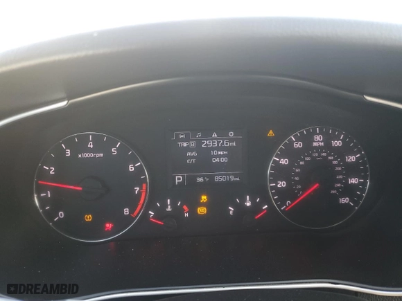 2014 Kia Cadenza Premium with VIN KNALN4D78E5156548, listed as a Copart auction lot 45146635 with 85,019 mi miles and Salvage Title. Bid and sale history available at carsss.com. Image 9.