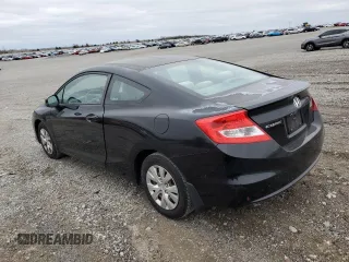 2012 Honda Civic Cpe LX with VIN 2HGFG3B5XCH553451, listed as a Copart auction lot 51416055 with 89,845 mi miles and Salvage Title. Bid and sale history available at carsss.com. Image 2.
