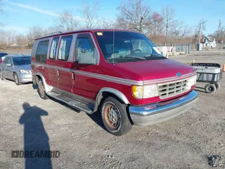 1993 Ford Econoline Cargo with VIN 1FDEE14N1PHB34171, listed as a IAAI auction lot 41828309 with 103,187 mi miles. Bid and sale history available at carsss.com. Image 1.