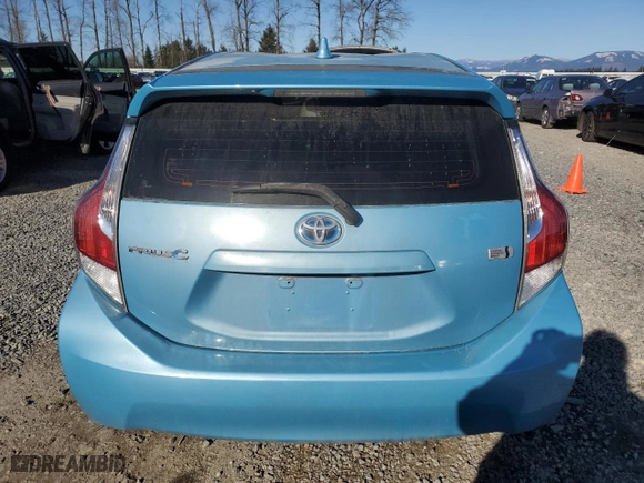 2015 Toyota Prius c One with VIN JTDKDTB39F1103247, listed as a Copart auction lot 45186865 with 134,964 mi miles and Salvage Title. Bid and sale history available at carsss.com. Image 6.