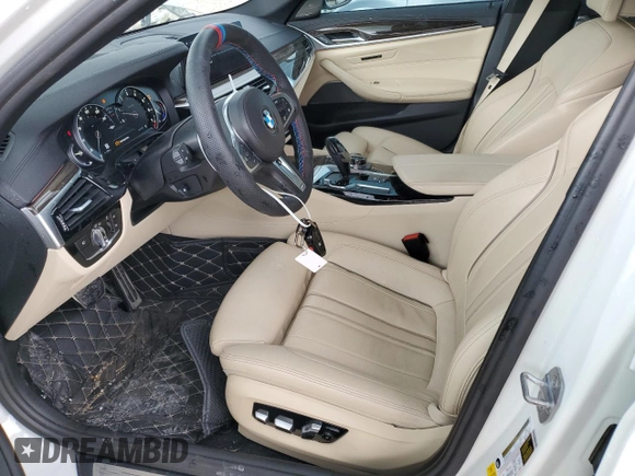 2017 BMW 5 Series 540i with VIN WBAJE5C32HG914839, listed as a Copart auction lot 54565725 with 71,795 mi miles and Salvage title. Bid and sale history available at DreamBid. Image 7.