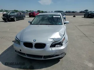 2005 BMW 5 Series 530i z VIN WBANA73555CR60758, wystawiony jako Copart lot #53466525 z przebiegiem 188 703 mil mil oraz Szkoda całkowita • Salvage title. Historia ofert i sprzedaży dostępna na DreamBid. Obrazek 11.