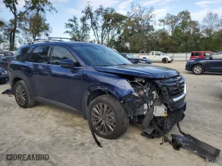 2024 Nissan Pathfinder SL with VIN 5N1DR3CB7RC243155, listed as a Copart auction lot 49779345 with 31,002 mi miles and Salvage Title. Bid and sale history available at carsss.com. Image 4.