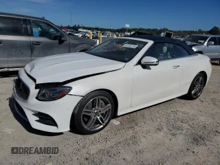2018 Mercedes-Benz E-Class E 400 with VIN WDD1K6GB0JF057411, listed as a Copart auction lot 82135774 with 46,021 mi miles and Salvage Title. Bid and sale history available at carsss.com. Image 1.