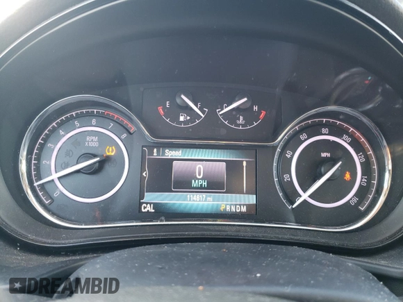 2016 Buick Regal Premium II with VIN 2G4GT5GX8G9112031, listed as a Copart auction lot 43743695 with 114,617 mi miles and Salvage title. Bid and sale history available at DreamBid. Image 9.