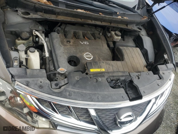 2012 Nissan Murano S with VIN JN8AZ1MU3CW103738, listed as a Copart auction lot 45123245 with 206,387 mi miles and Salvage Title. Bid and sale history available at carsss.com. Image 12.