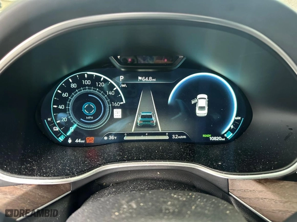 2023 Genesis Electrified G80 with VIN KMTGE4S17PU007206, listed as a Copart auction lot 44691825 with 10,820 mi miles and Non Repairable. Bid and sale history available at carsss.com. Image 6.