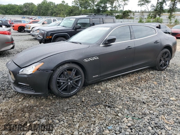 2017 Maserati Quattroporte z VIN ZAM56RRL0H1199204, wystawiony jako Copart lot #60826134 z przebiegiem 45 765 mil mil oraz Szkoda całkowita • Salvage title. Historia ofert i sprzedaży dostępna na DreamBid. Obrazek 1.