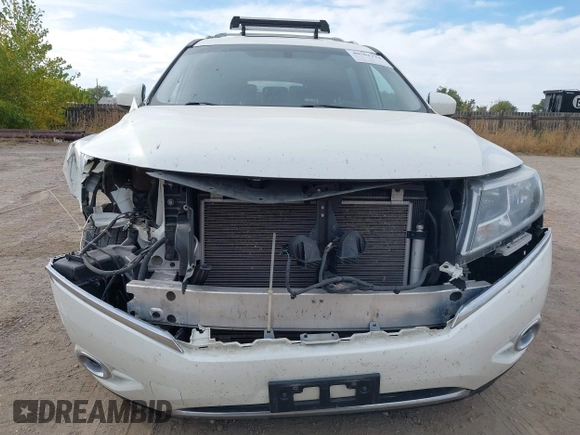 2016 Nissan Pathfinder SV with VIN 5N1AR2MM6GC620861, listed as a IAAI auction lot 40501234 with 107,424 mi miles and . Bid and sale history available at DreamBid. Image 13.