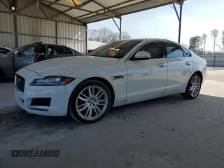 2016 Jaguar XF 35t Prestige with VIN SAJBE4BV9GCY02678, listed as a Copart auction lot 46582545 with 49,529 mi miles and Salvage Title. Bid and sale history available at carsss.com. Image 1.