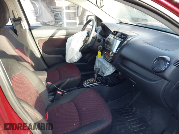 2022 Mitsubishi Mirage ES with VIN ML32FUFJXNHF04861, listed as a IAAI auction lot 41803710 with 14,815 mi miles and . Bid and sale history available at DreamBid. Image 5.