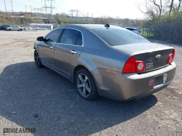 2012 Chevrolet Malibu LT w/1LT with VIN 1G1ZC5E07CF333603, listed as a IAAI auction lot 41946716 with 141,910 mi miles. Bid and sale history available at carsss.com. Image 3.