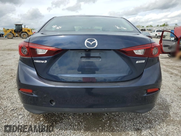 2017 Mazda 3 Sport with VIN 3MZBN1U70HM150090, listed as a Copart auction lot 53335695 with 93,763 mi miles and Salvage Title. Bid and sale history available at DreamBid. Image 6.